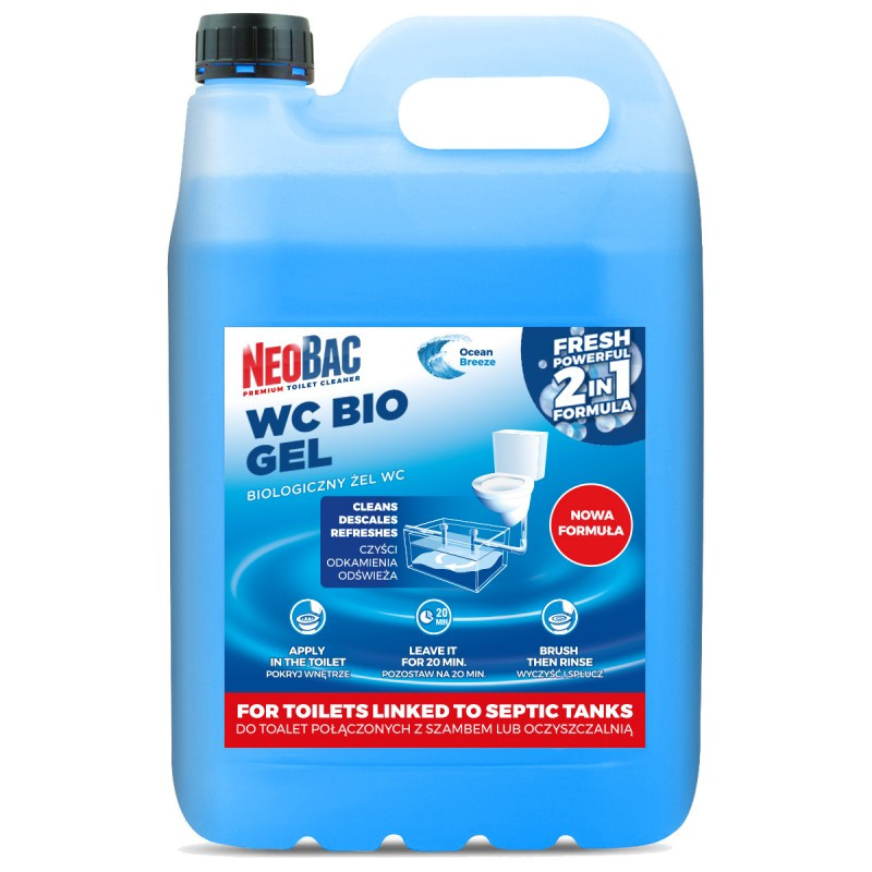 NeoBac WC Bio Gel Safe 2in1 гель для чищення туалету 5л