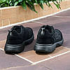 Чоловічі замшеві кросівки (натуральна замша) чорні демісезонні для чоловіків на весну осінь, розміри 40-45, фото 7