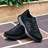 Чоловічі замшеві кросівки (натуральна замша) чорні демісезонні для чоловіків на весну осінь, розміри 40-45, фото 6