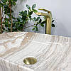 Умивальник (раковина) VBI RAVENNA TRAVERTINE GLOSSY накладний, фото 7