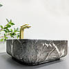 Умивальник (раковина) VBI ALGHERO BLACK ONYX MATT накладний, фото 7