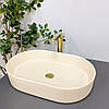 Умивальник (раковина) VBI VERONA 60 BEIGE MATT накладний, фото 4