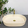 Умивальник (раковина) VBI VERONA 60 BEIGE MATT накладний, фото 5