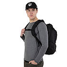 Рюкзак міський офісний GAT 729E обсяг 21 літр Black, фото 9