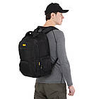Рюкзак міський офісний GAT 729E обсяг 21 літр Black, фото 10