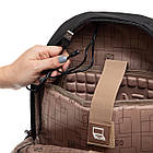 Рюкзак міський офісний GAT 729E обсяг 21 літр Black, фото 7