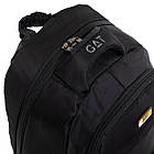 Рюкзак міський офісний GAT 729E обсяг 21 літр Black, фото 6
