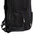 Рюкзак міський офісний GAT 729E обсяг 21 літр Black, фото 8
