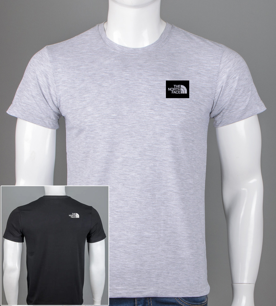 Футболка чоловіча TheNorthFace 2407м (Уп.4шт M-XXL), Св.Сірий меланж