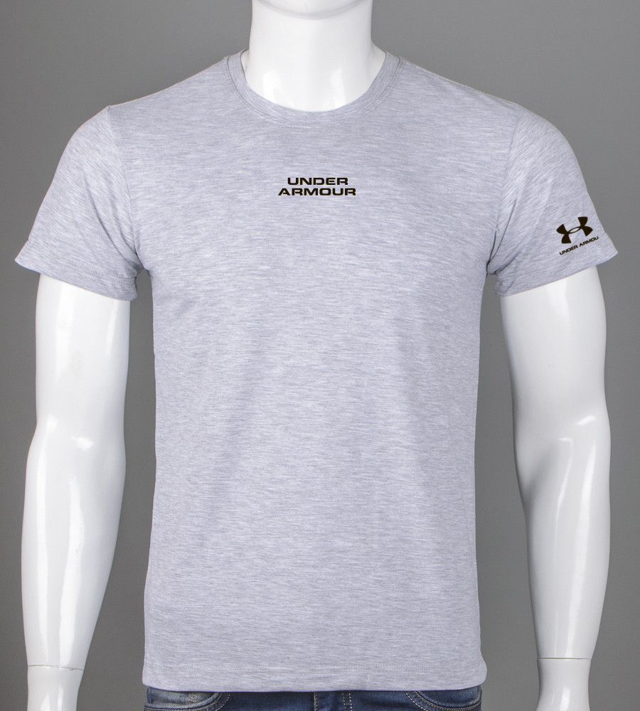 Футболка чоловіча Under Armour 2324м (Уп.4шт M-XXL), Св.Сірий меланж