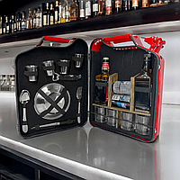 Каністра Бар 20л. червона з посудом на 4 персони | Сейф для алкоголю ...