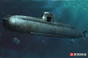 German Navy Type 212. Збірна модель підводного човна у масштабі 1/350. HOBBY BOSS 83527
