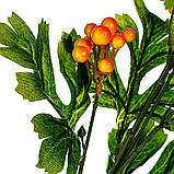 Гілка калини з червоно-жовтими ягодами, 66 см., фото 3