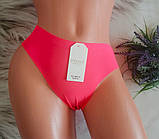 Жіночі безшовні труси сліпи лазерка 42-48р 8 кольорів, фото 2