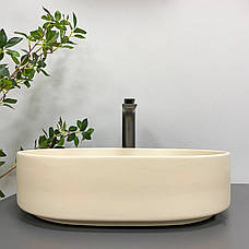 Умивальник (раковина) VBI VERONA 50 BEIGE MATT накладний, фото 5