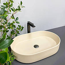 Умивальник (раковина) VBI VERONA 70 BEIGE MATT накладний, фото 4