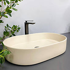 Умивальник (раковина) VBI VERONA 70 BEIGE MATT накладний, фото 5