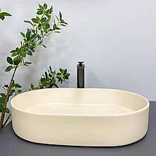Умивальник (раковина) VBI VERONA 70 BEIGE MATT накладний, фото 6