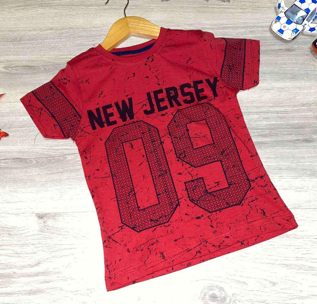 Дитяча футболка "New Jersey" для хлопчиків , з малюнком (6 років)
