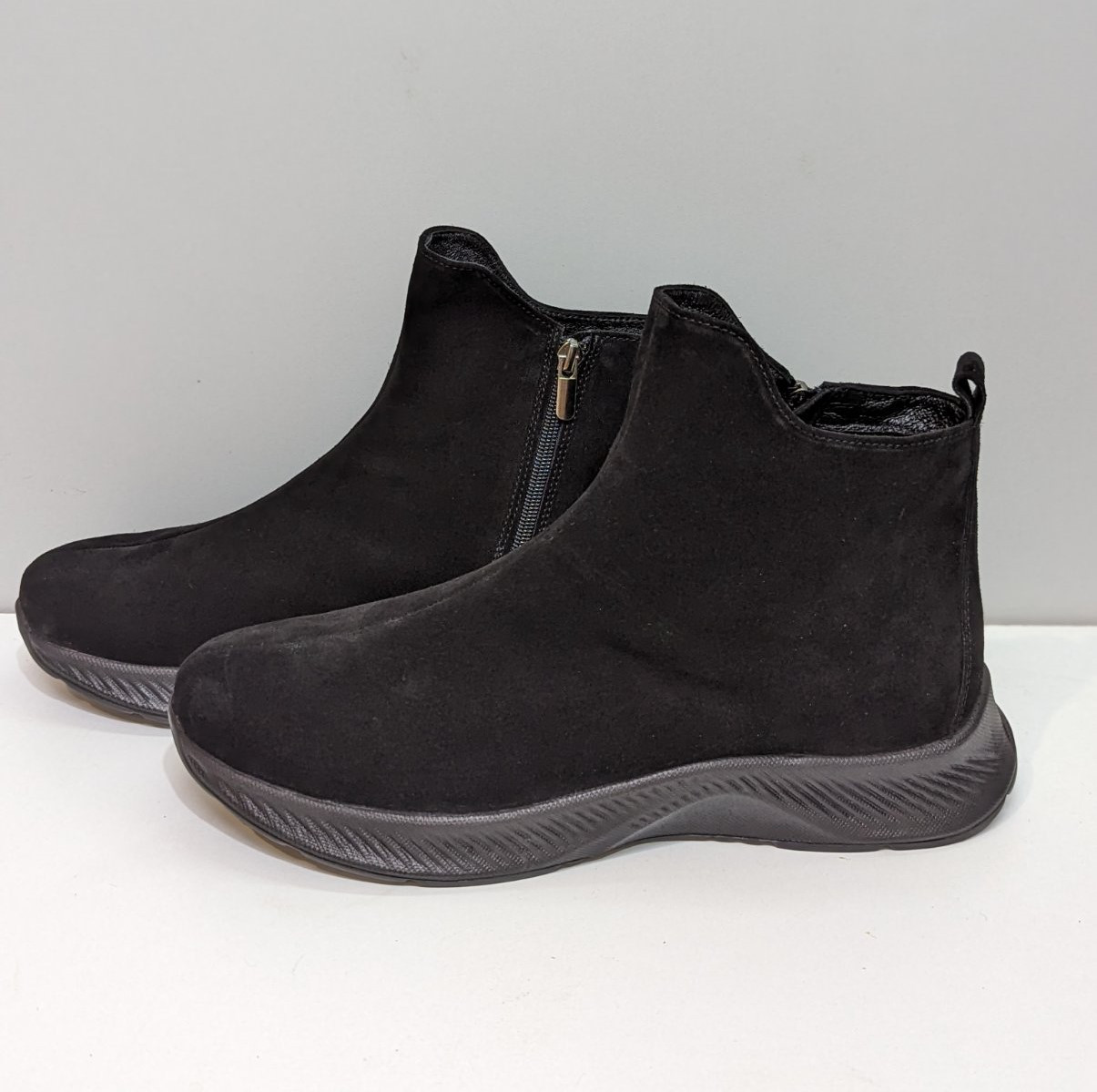 STTOPA деми зима. Розміри 40-45. Черевики великих розмірів із натуральної шкіри. 417-4045 Чорні, фото 1