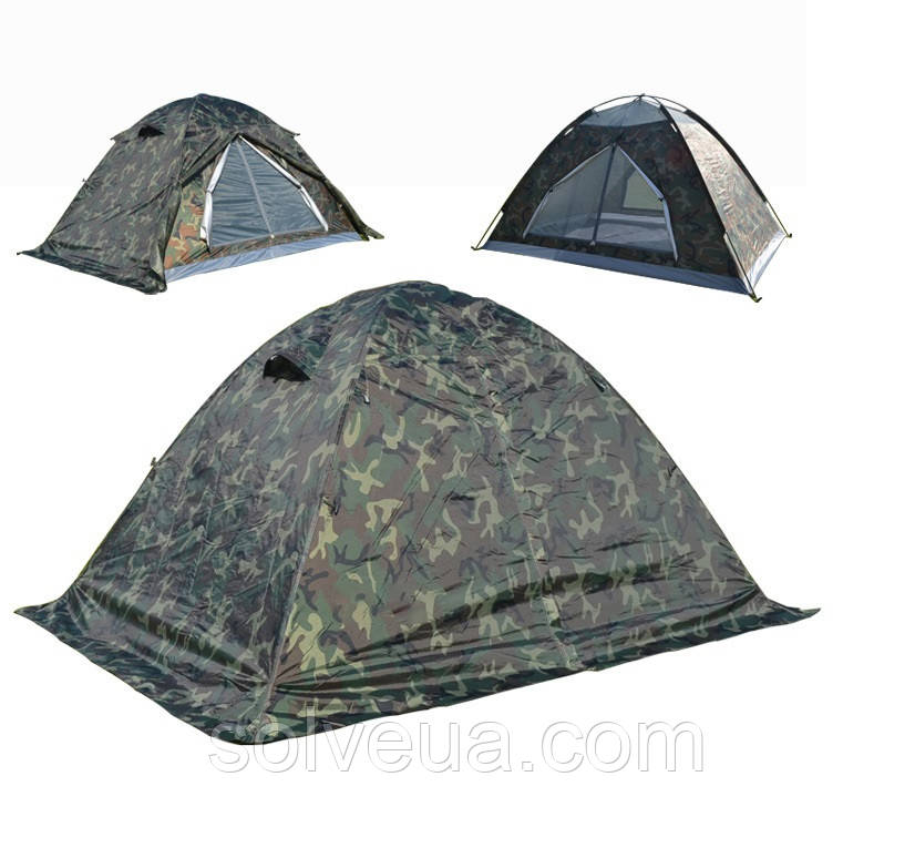 Двомісний намет Solve - Woodland LG1818-водонепроникність-4000 мм solve, фото 1