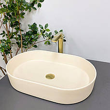 Умивальник (раковина) VBI VERONA 60 BEIGE MATT накладний, фото 4