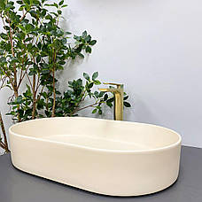 Умивальник (раковина) VBI VERONA 60 BEIGE MATT накладний, фото 6