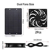 Вентиляція від енергії сонця, solar panel 10W, фото 6