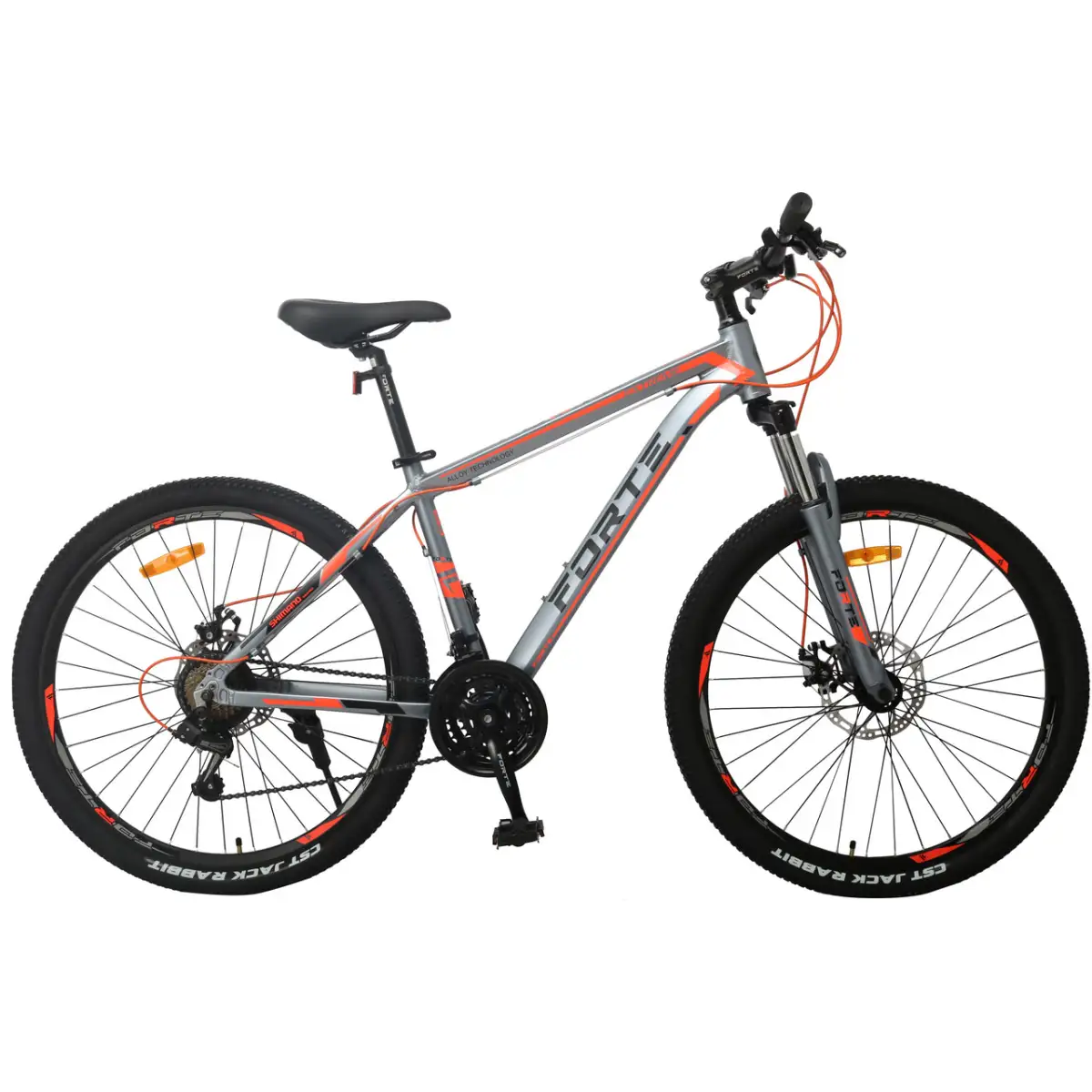Велосипед Forte Extreme 17"/26", Сіро-Помаранчевий