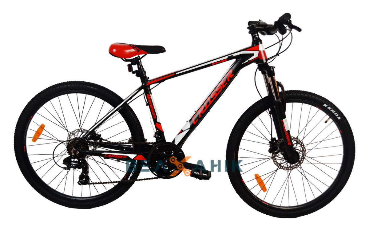 Велосипед 26/quot; Crosser МТ-036 гідравліка рама 17/quot; червоний