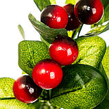 Фруктова гілка з червоними ягодами, 36х19 см., фото 2