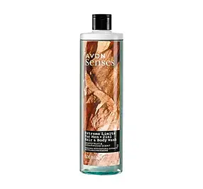AVON SENSES EXTREME LIMITS для чоловіків гель для миття Телу та волосся 2в1 500МЛ