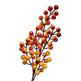 Гілочка з ягодами оранжевими 44 см., фото 2
