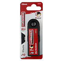 Леза трапеція SK2 10шт в тубі 19х62х0.6 мм Haisser 23512