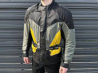 Мужская текстильная мотокуртка Motoline водонепроницаемая, демисезонная | Размер L | Мото куртка для города