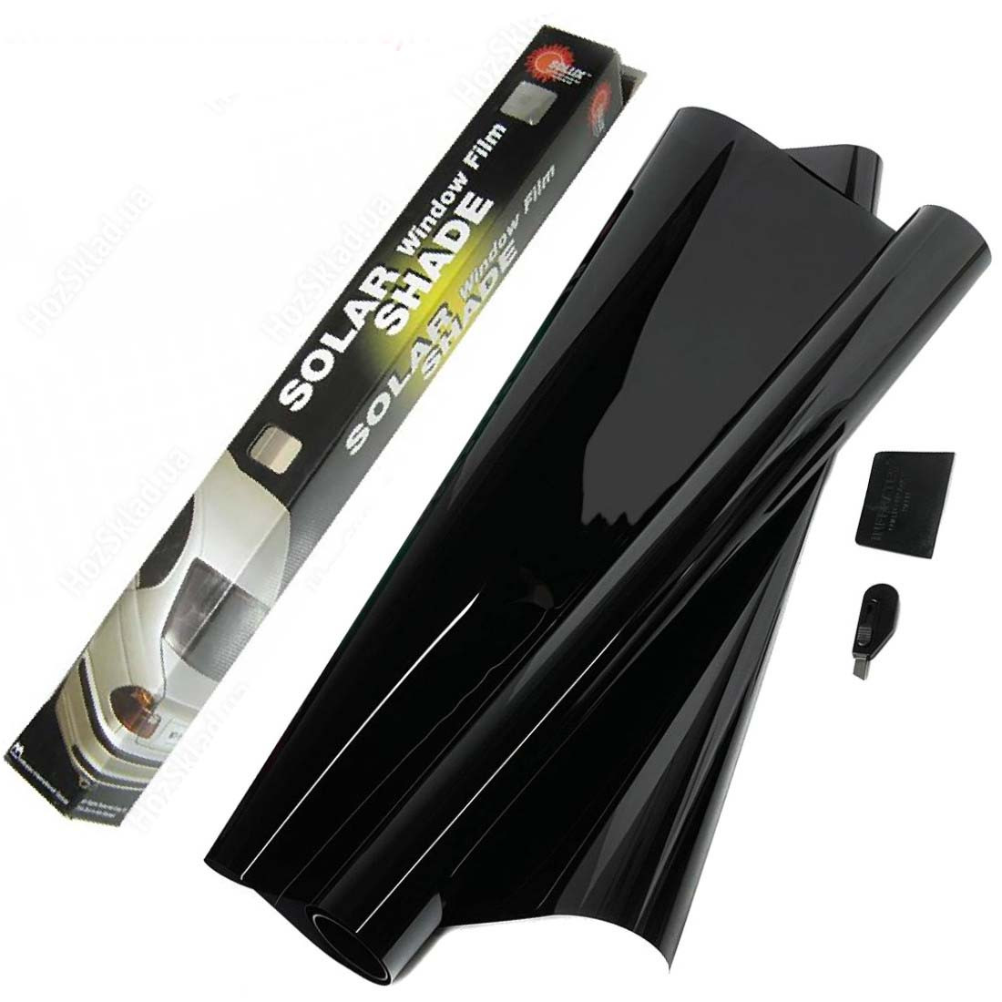 Тонувальна плівка Solux Super Dark Black 3% 0.5х3 м (PCG-1A), фото 1