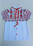 Вишиванка-блузка для дівчаток з р.116/134; Гурт. Україна, фото 3