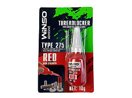 Фіксатор різьблення 10 мл червоний WINSO