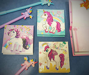 Блок 76*76 мм (прокл) 70 лист NoВТ-001 "Маленька поні" 12уп