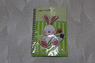 Блокнот на спір А5 "Аплікація" Х-78 Заєць