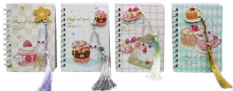 Блокнот на спір No 1137 "Смаченята" з пензликом,лінія 80 л, 8,4*11,5 см (20уп), фото 1