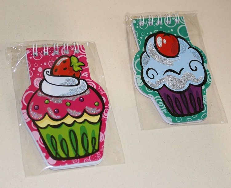 Блокнот на спір No 1315 "Кекси" 40 л, чистий лист, фігурний 6,5*10,5 см (48уп), фото 1