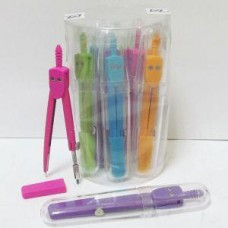 Циркуль (1 передм) NoSC22001С (кольоровий) у овальному футлярі, фото 1