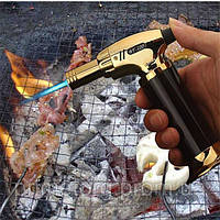 Турбо запальничка TW 803 Кухонний газовий пальник із п'єзопідпалювачем Подарункова запальничка пальник