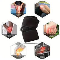 Бандаж на колінний суглоб із підігрівом Наколінник 9246 USB від артриту, болю, після травм