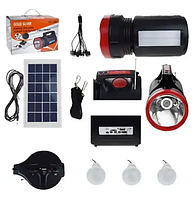 Зарядна станція на сонячній батареї Gold Silver Bluetooth Переносна зарядка колонка акумулятор USB