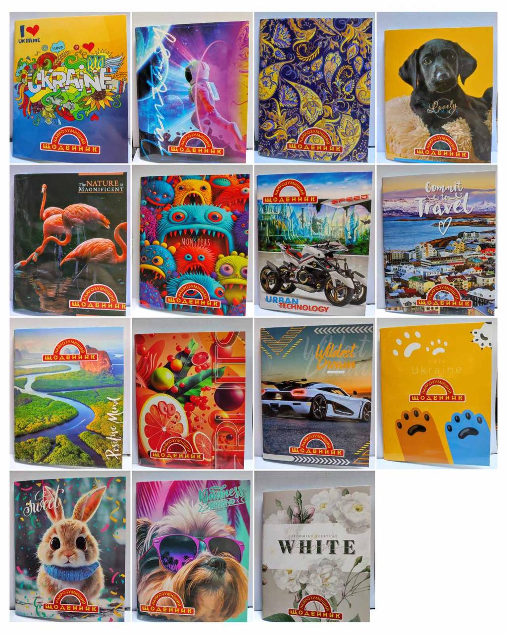 Щоденник м'який "Найрозумнай" кольоровий — просто, фото 1