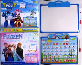 Дошка дитяча магнітно-маркерн двост. No889 "Хворючий букваренок" 25х35 інтеракт.обуч.(англ,рус.яз.)