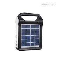 Ліхтар EP-036 Power Bank-радіо-блютуз (2400mAh) із сонячною панеллю