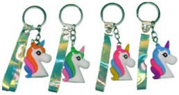 Брелок No 193 "Єдиноріг" гум. з хлястиком, 4,5 см (12уп)